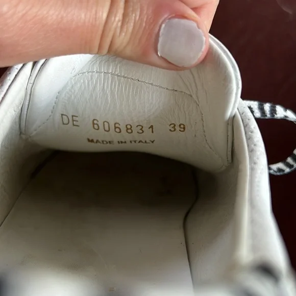 Yves Saint Laurent “Andy” Perforated Low Top Sneakers - Picture 15 of 16